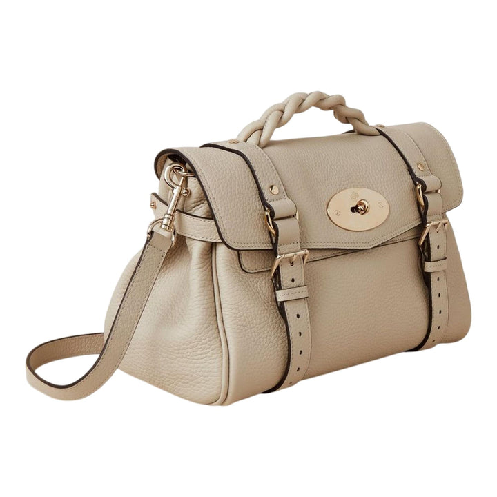 Club21 - Mulberry - Alexa Heavy Grain - HANDBAGS - Cream