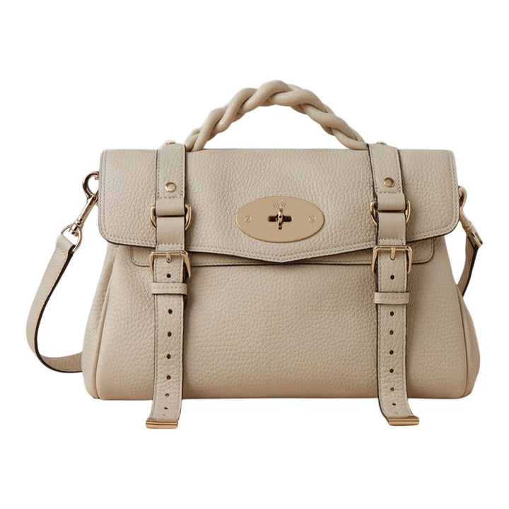 Club21 - Mulberry - Alexa Heavy Grain - TOTES - Off-White