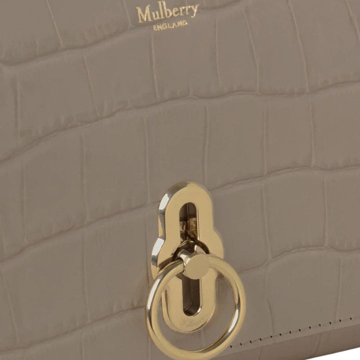 Club21 - Mulberry - Amberley Clutch Shiny - MEDIUM CROSS BODY - Cashmere Taupe