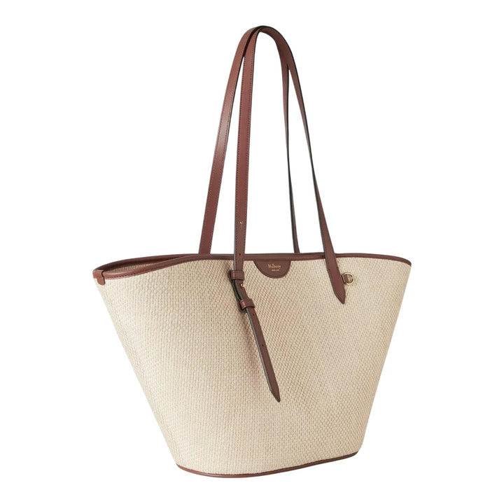 Club21 - Mulberry - Basket Tote Oak Raffia - MEDIUM TOTES - Oak