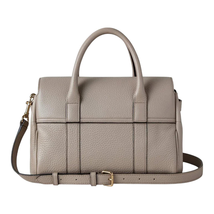 Club21 - Mulberry - Bayswater Satchel Cashmere Taupe Heavy Grain - SMALL SHOULDER BAGS - Cashmere Taupe