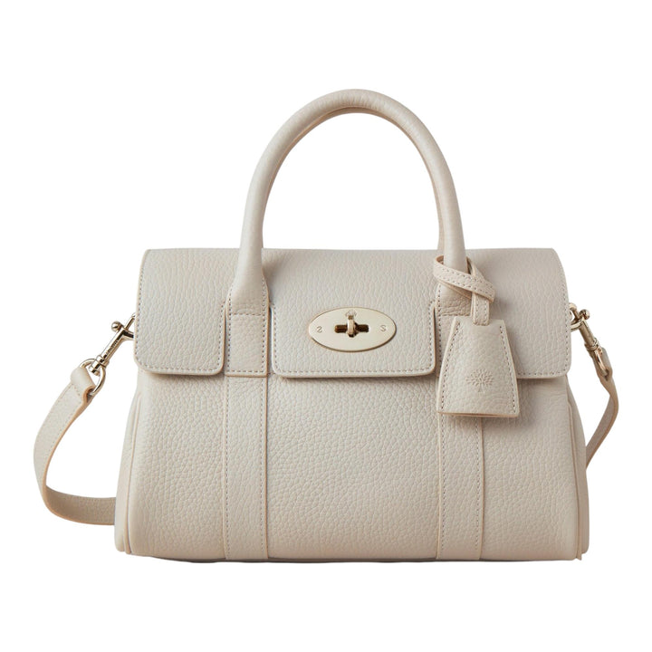 Club21 - Mulberry - Bayswater Satchel Chalk Heavy Grain - SMALL SHOULDER BAGS - Chalk