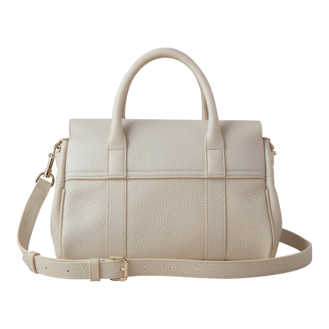 Club21 - Mulberry - Bayswater Satchel Chalk Heavy Grain - SMALL SHOULDER BAGS - Chalk