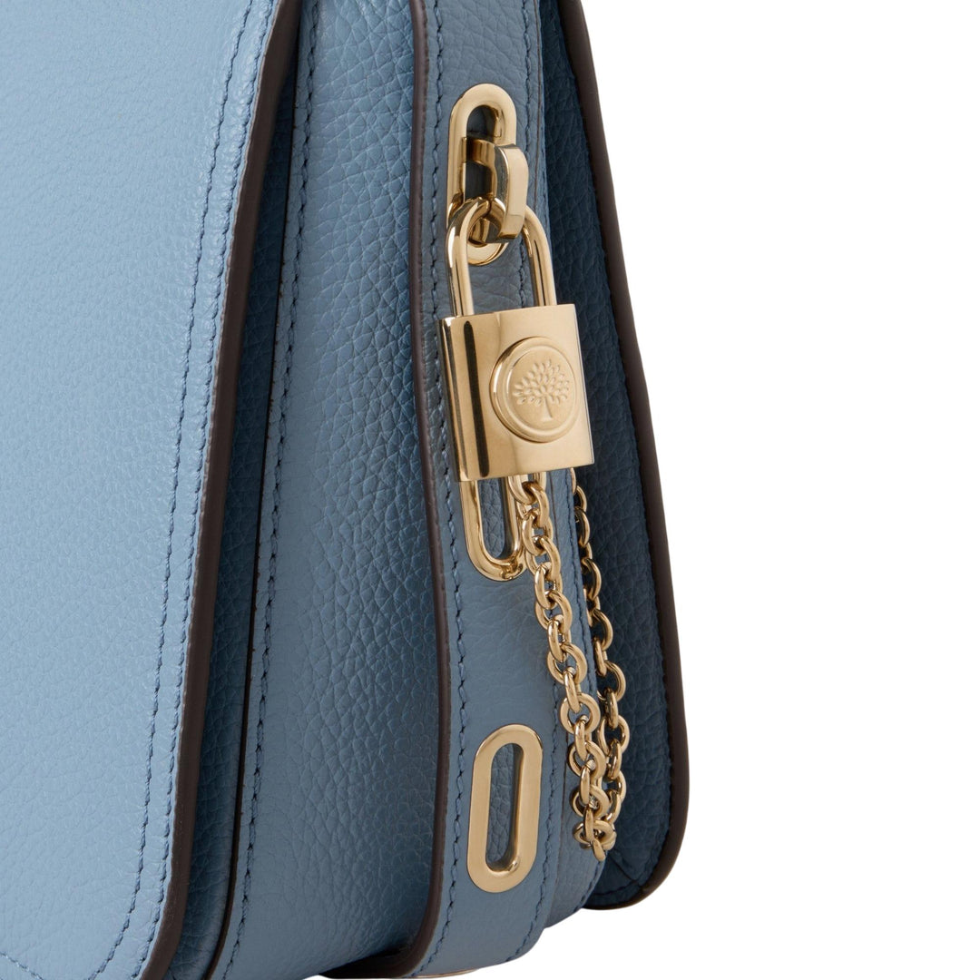 Club21 - Mulberry - Billie Brighton Blue Small Classic Grain - MEDIUM SHOULDER BAGS - Brighton Blue