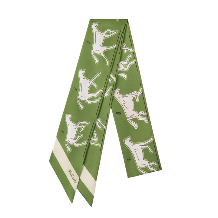 Chalk Horse Skinny Scarf Fern Recycled Polyester