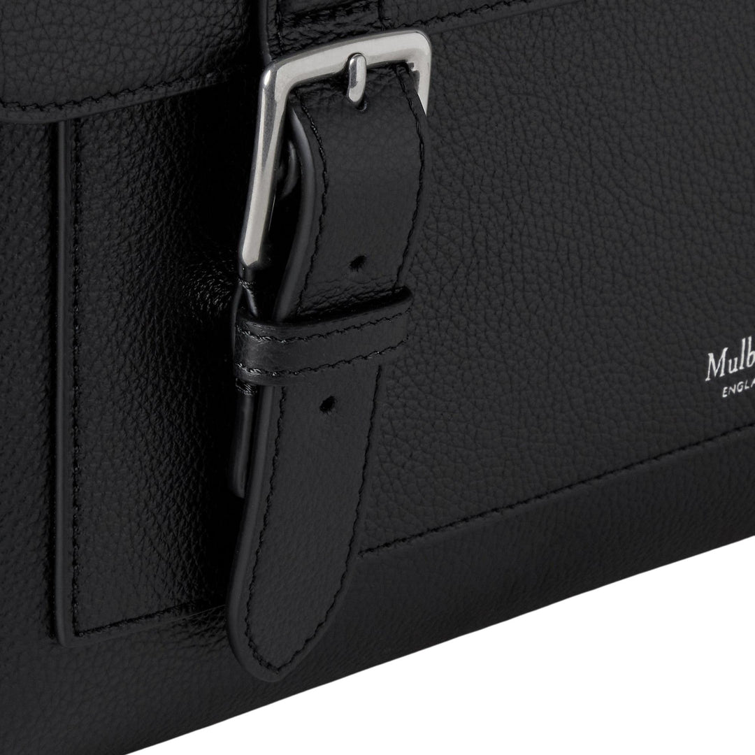 Club21 - Mulberry - Chiltern Crossbody Messenger Black Small Classic Grain - MEDIUM CROSS BODY - Black