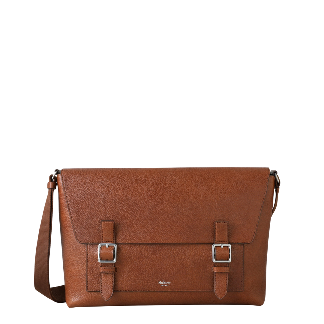 Chiltern Crossbody Messenger Natural Vegetable Tanned