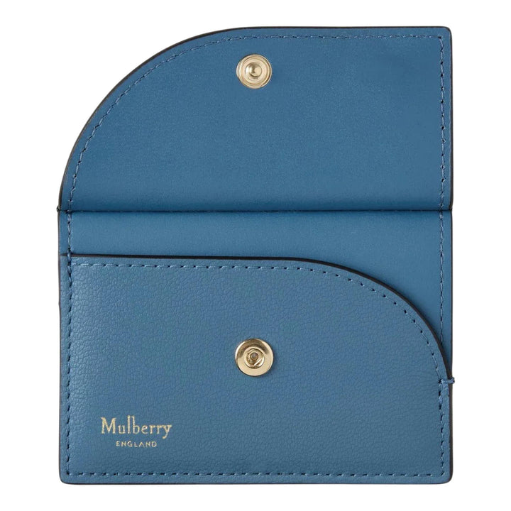 Club21 - Mulberry - Compact Cardholder Brighton Blue & Night Sky Micro Classic Grain - MULTI-CARD WALLETS - Brighton-Night Sky