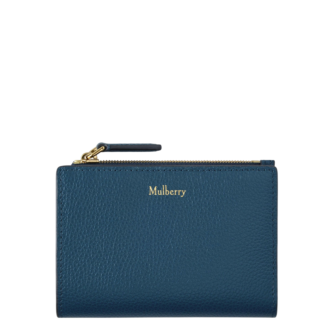 Continental Bifold Zipped Wallet Out of the Blue Small Classic Grain