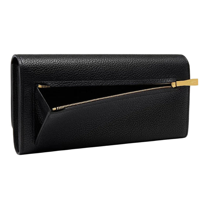Club21 - Mulberry - Continental Wallet Small Classic Grain - LONG WALLETS - Black