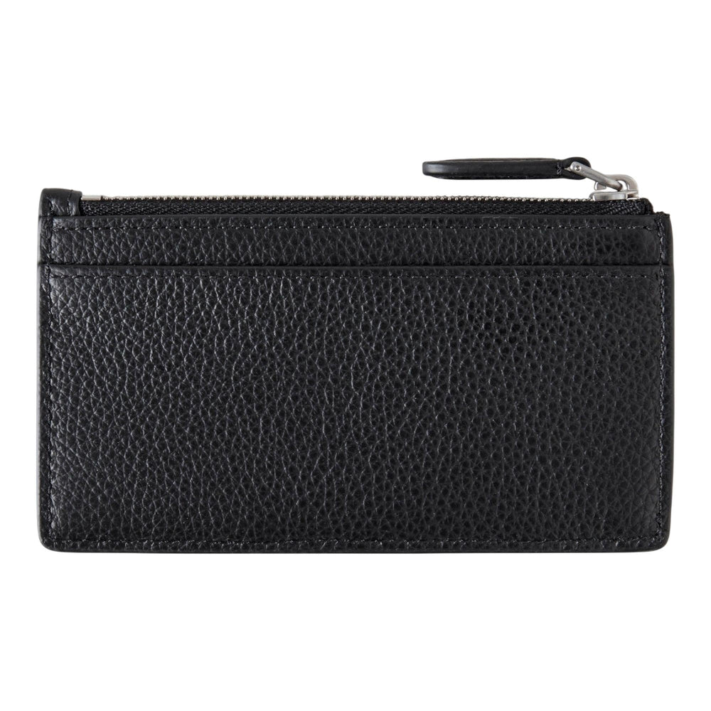 Club21 - Mulberry - Continental Zipped Long Card Holder Black Small Classic Grain - MULTI-CARD WALLETS - Black