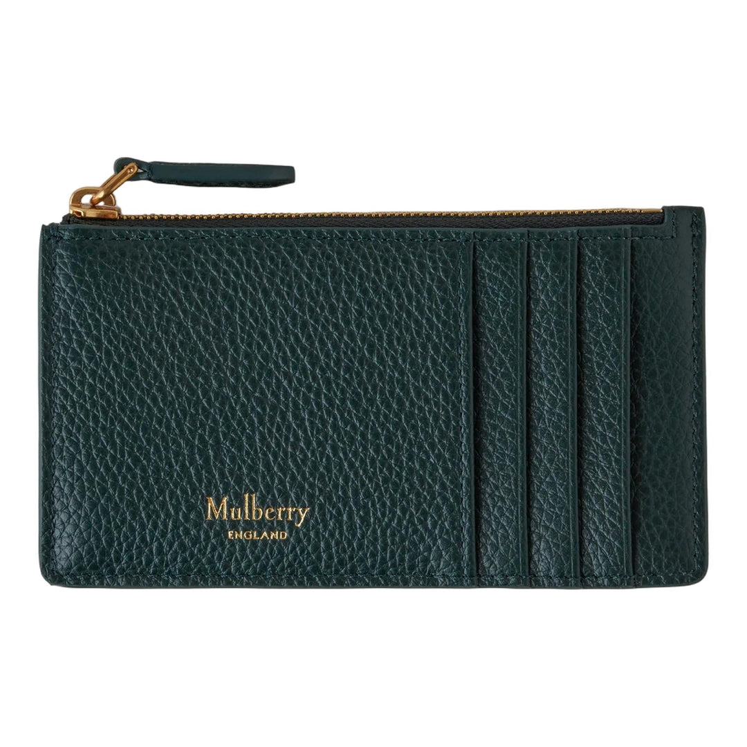 Club21 - Mulberry - Continental Zipped Long Card Wallet - MULTI-CARD WALLETS - Dark Green