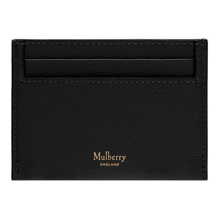 Club21 - Mulberry - Credit Card Slip Black Small Classic Grain - CARD CASES - Black