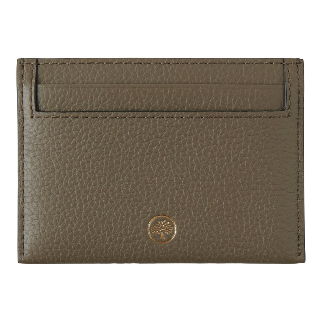 Club21 - Mulberry - Credit Card Slip Linen Green Small Classic Grain - CREDIT CARD SLIP - Linen Green