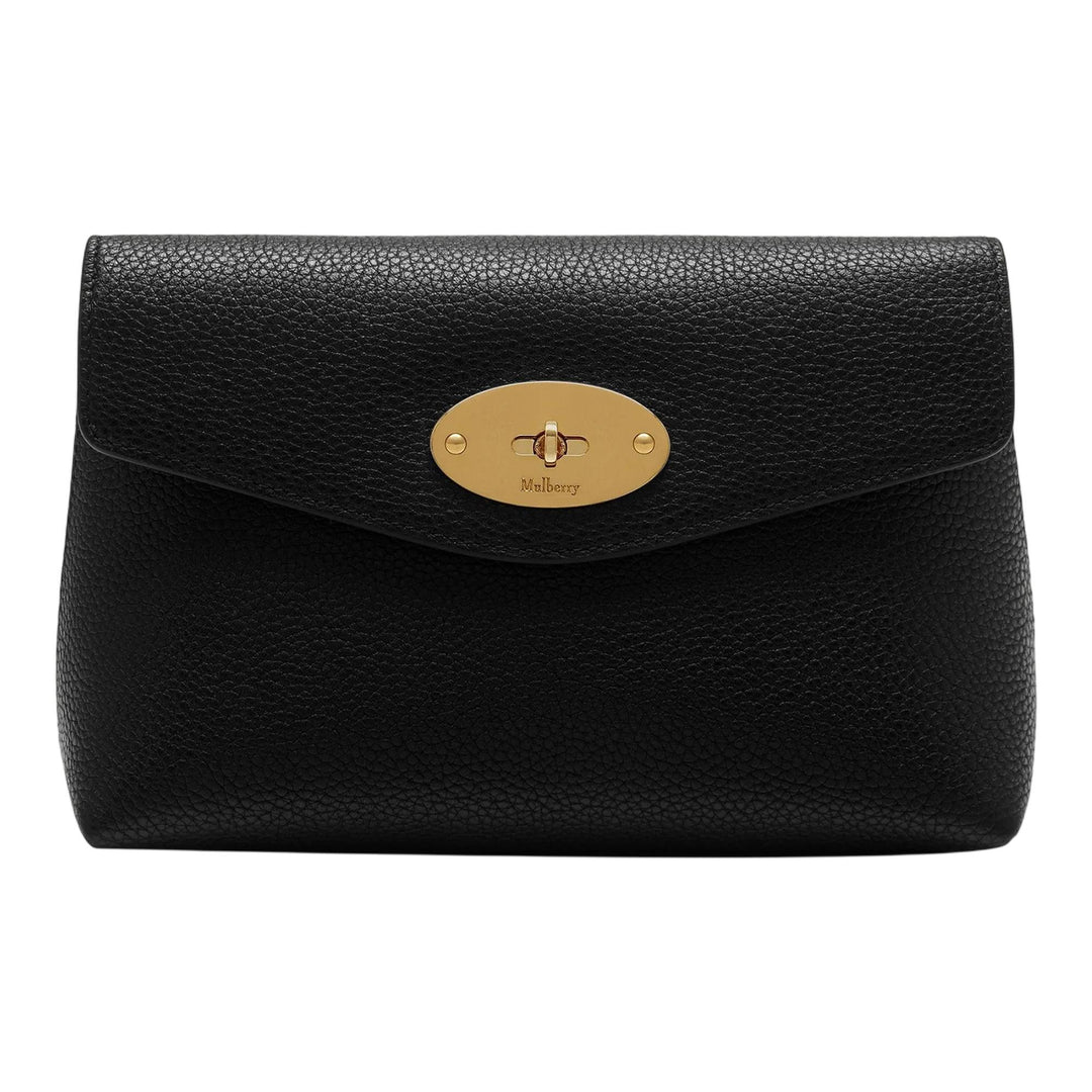 Club21 - Mulberry - Darley Cosmetic Pouch Small Classic Grain - COS. POUCHES - Black
