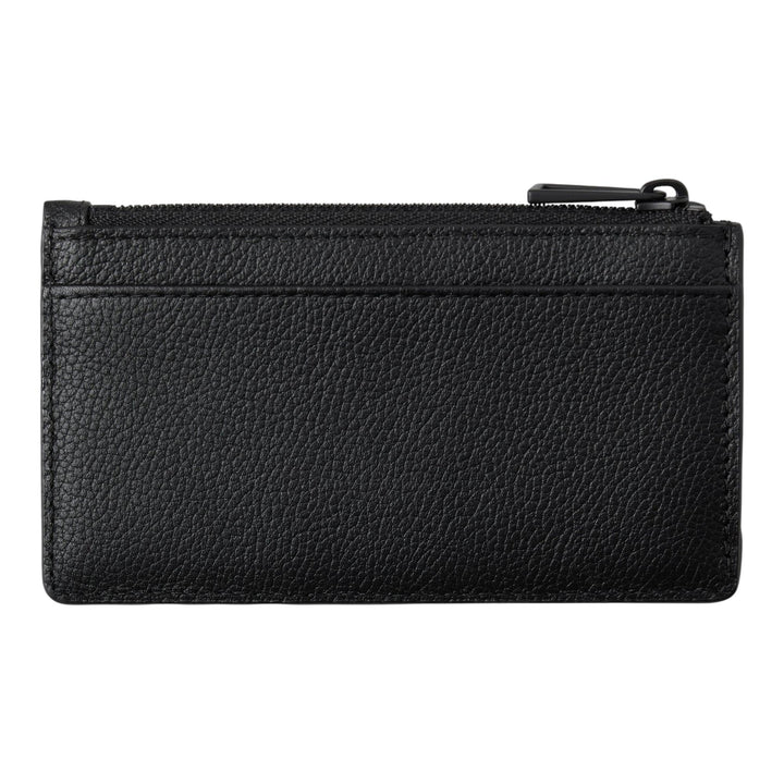 Club21 - Mulberry - Farringdon Long Zipped Credit Card Holder Black Small Pebble Grain - MULTI-CARD WALLETS - Black