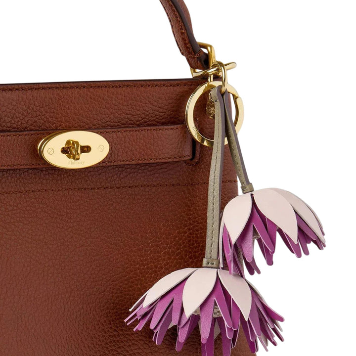 Club21 - Mulberry - Flower Keyring - Dahlia Blossom Pink & Orchid Bloom Mixed Material - KEYRINGS - Multi