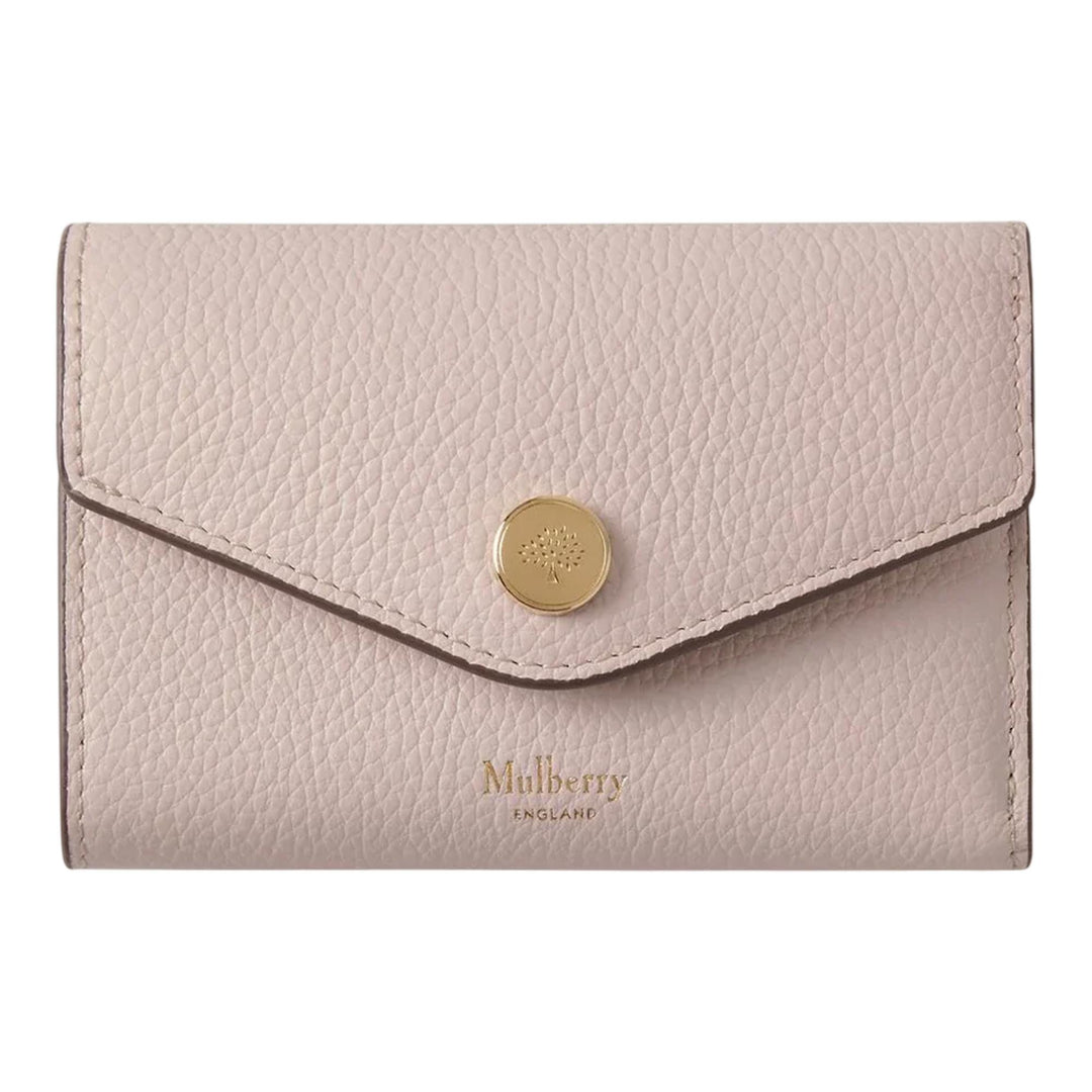Club21 - Mulberry - Folded Multi-Card Wallet Blossom Pink Small Classic Grain - WALLETS - Pink