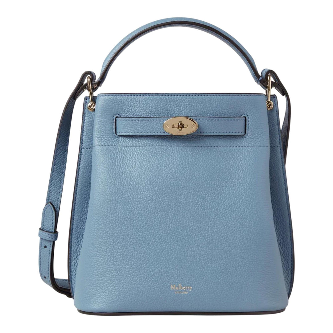 Club21 - Mulberry - Islington Bucket Brighton Blue Small Classic Grain - HANDBAGS - Blue