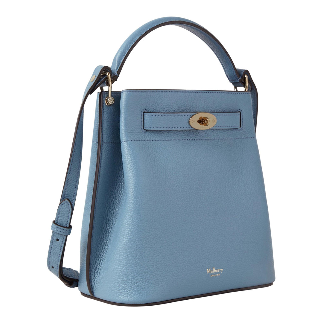 Club21 - Mulberry - Islington Bucket Brighton Blue Small Classic Grain - MEDIUM CROSS BODY - Brighton Blue