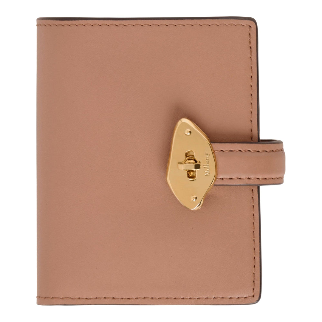 Club21 - Mulberry - Lana Compact Wallet Sable High Gloss Leather - MEDIUM FRENCH PURSES - Sable