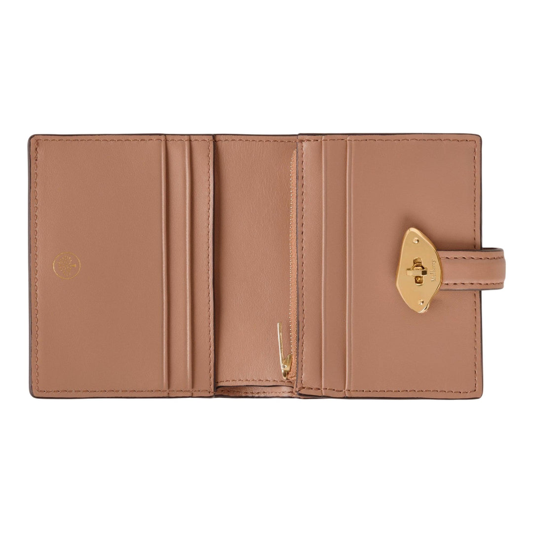 Club21 - Mulberry - Lana Compact Wallet Sable High Gloss Leather - MEDIUM FRENCH PURSES - Sable