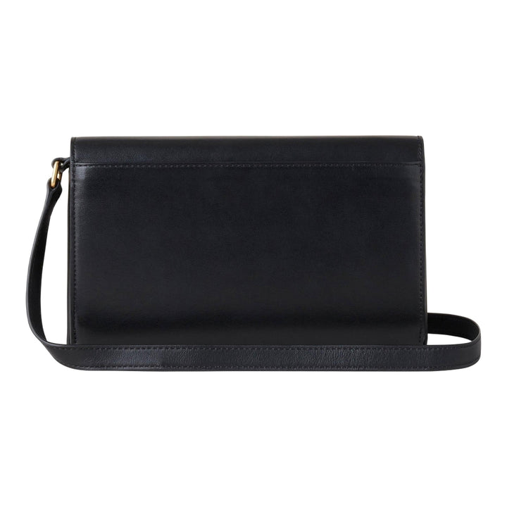 Club21 - Mulberry - Lana Wallet On Strap Black High Gloss Leather - SMALL CROSS BODY - Black