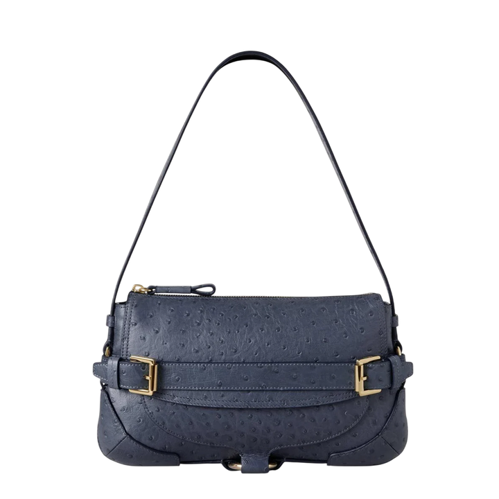 Lennox Shoulder Ostrich Print