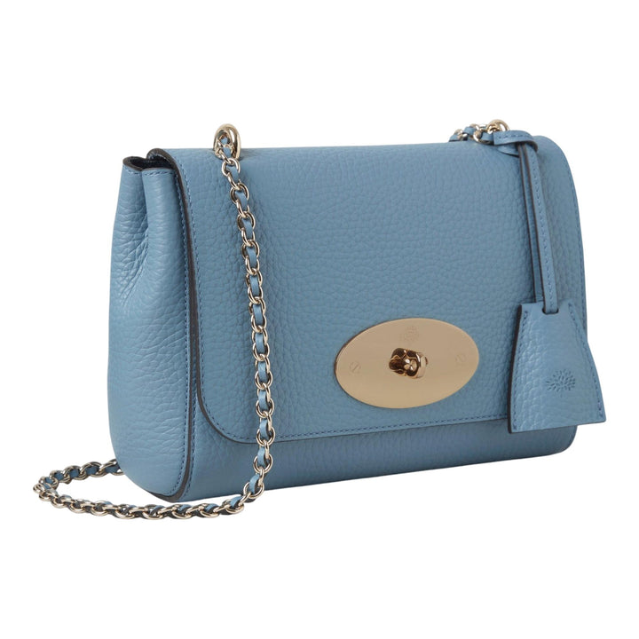 Club21 - Mulberry - Lily Brighton Blue Heavy Grain - SMALL SHOULDER BAGS - Brighton Blue