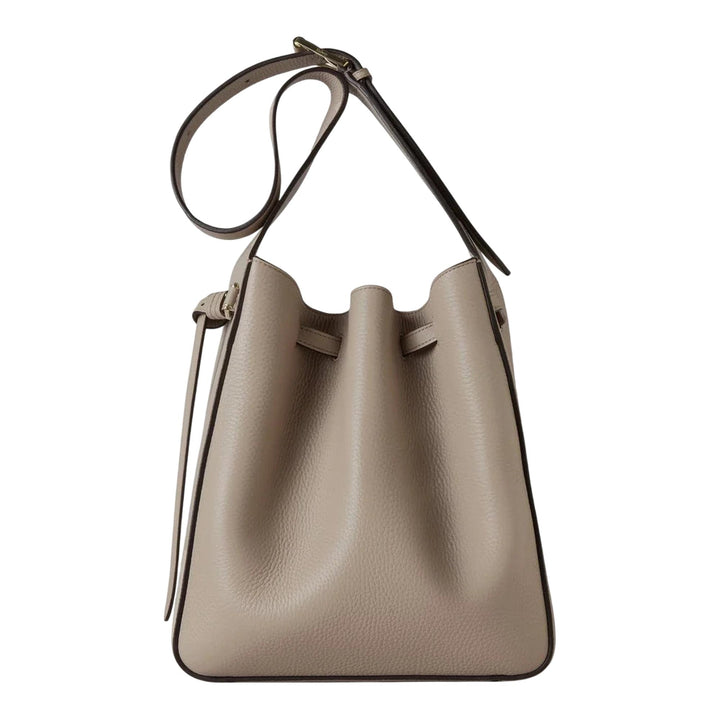 Club21 - Mulberry - Lyra Bucket Cashmere Taupe Heavy Grain - MEDIUM SHOULDER BAGS - Cashmere Taupe