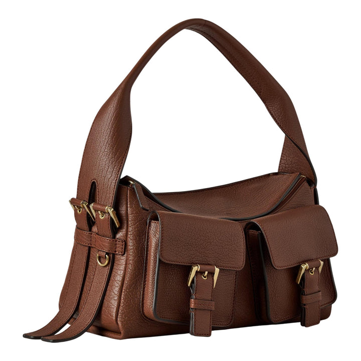 Club21 - Mulberry - Maggie Shoulder Bag Bright Oak Natural Grain - MEDIUM SHOULDER BAGS - Bright Oak