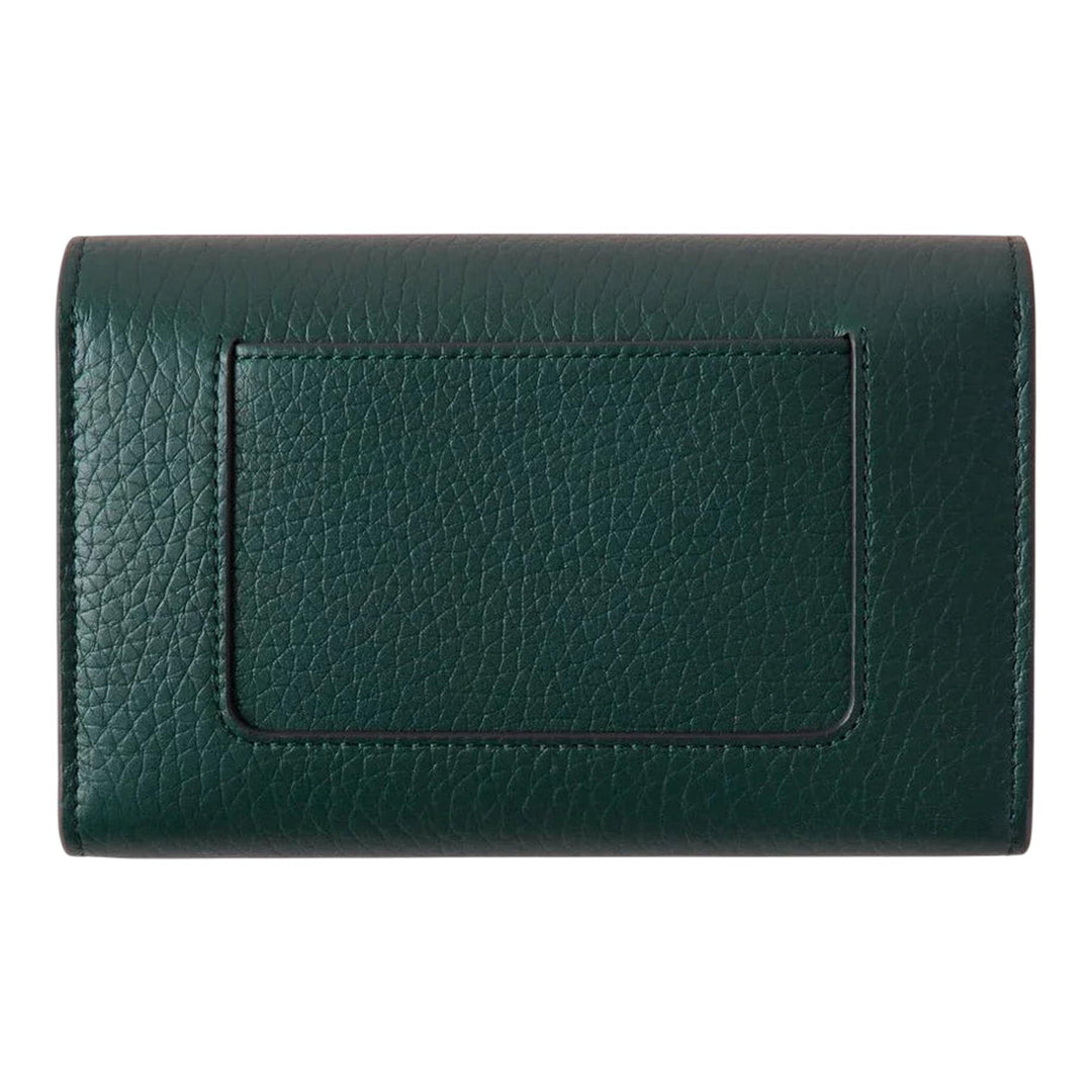 Club21 - Mulberry - Medium Darley Wallet Heavy Grain - MEDIUM FRENCH PURSES - Dark Green