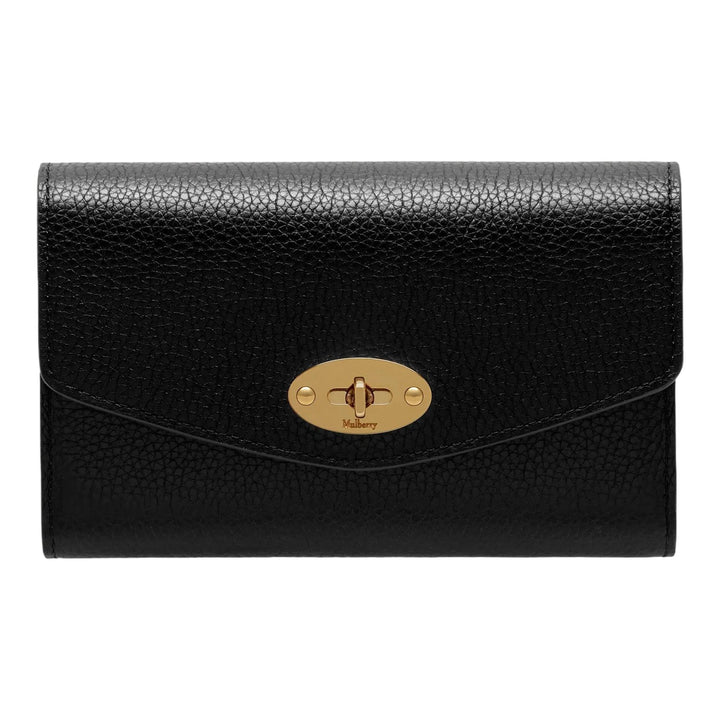 Club21 - Mulberry - Medium Darley Wallet Small Classic Grain - MEDIUM FRENCH PURSES - Black