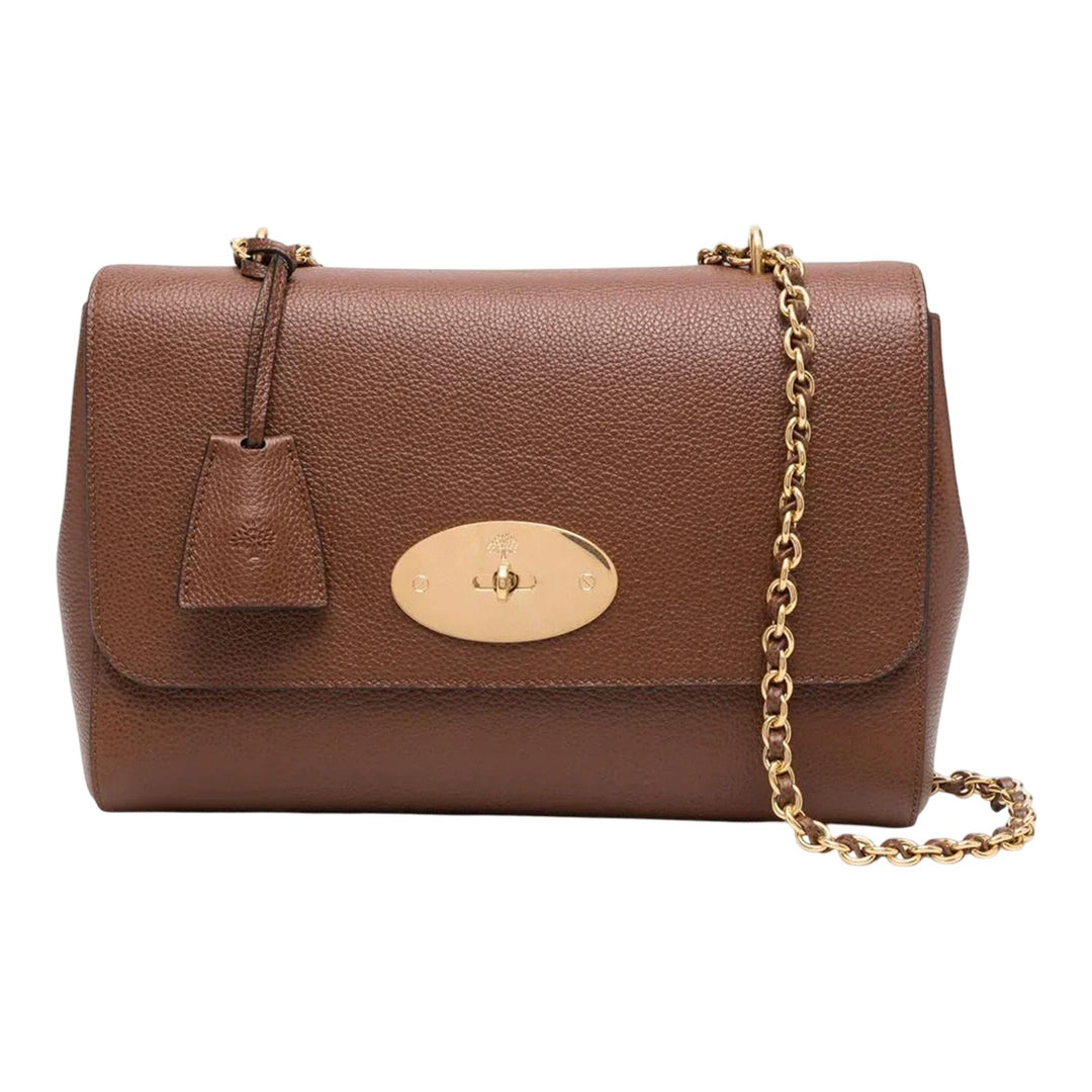 Club21 - Mulberry - Medium Lily Two Tone Small Classic Grain (Oak) - MEDIUM SHOULDER BAGS - Oak