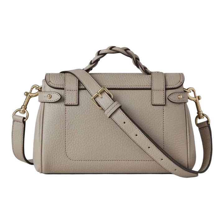Club21 - Mulberry - Mini Alexa Cashmere Taupe Heavy Grain - MINI TOP HANDLE - Cashmere Taupe