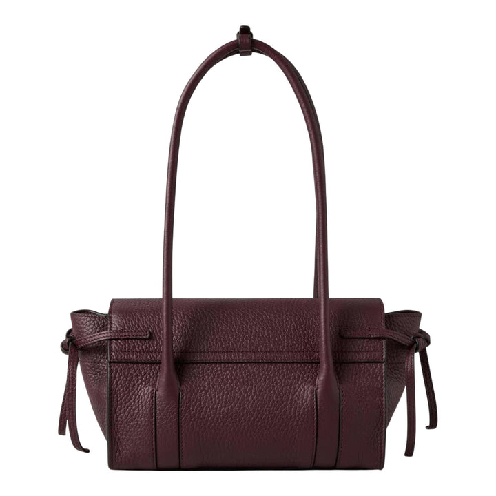 Club21 - Mulberry - Mini Soft Bayswater Black Cherry Heavy Grain - MINI BAGS - Burgundy