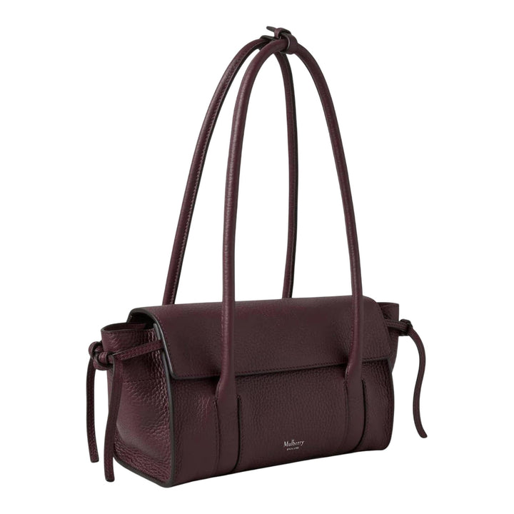Club21 - Mulberry - Mini Soft Bayswater Black Cherry Heavy Grain - MINI BAGS - Burgundy