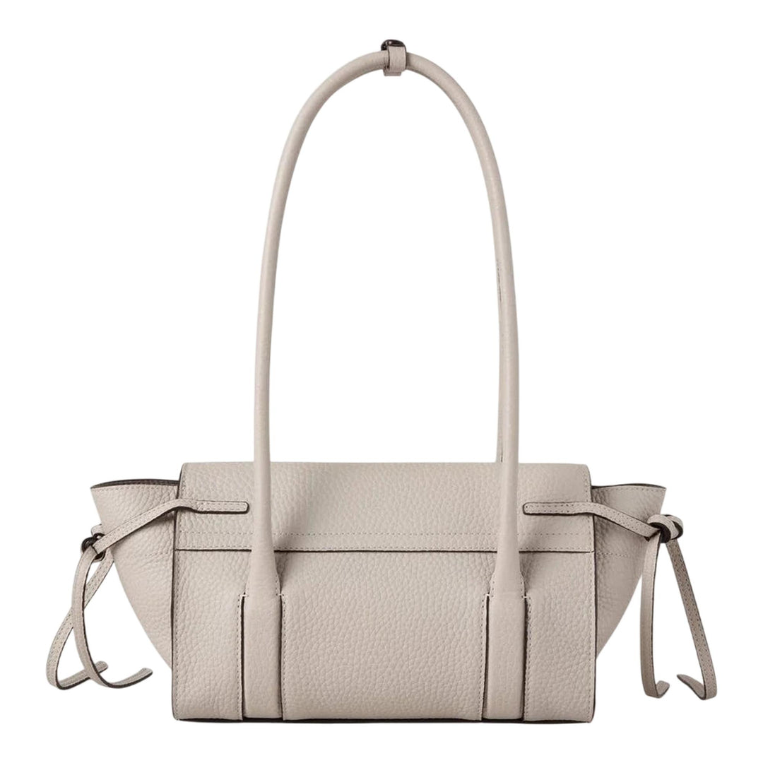 Club21 - Mulberry - Mini Soft Bayswater Chalk Heavy Grain - MINI BAGS - Cream