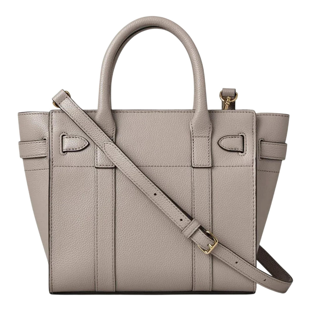 Club21 - Mulberry - Mini Zipped Bayswater Cashmere Taupe Small Classic Grain - MINI BAGS - Green