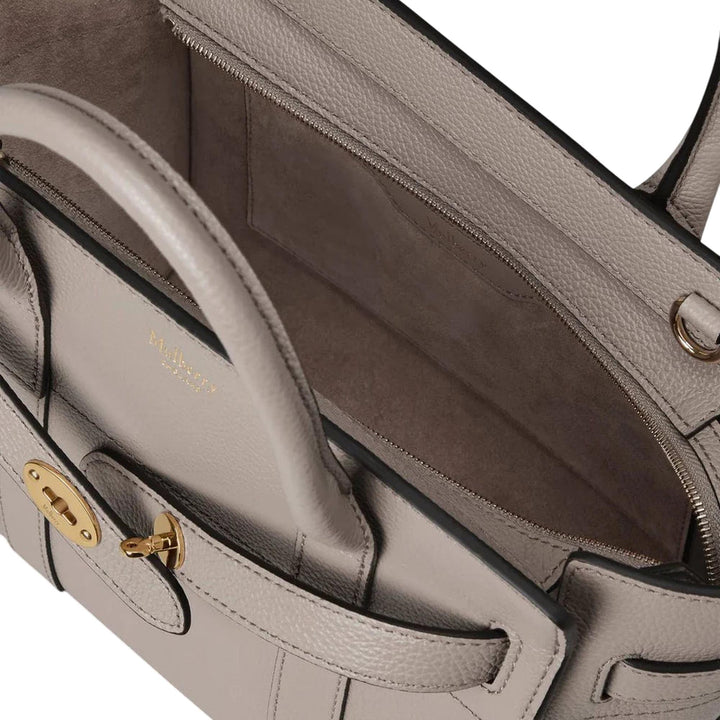 Club21 - Mulberry - Mini Zipped Bayswater Cashmere Taupe Small Classic Grain - MINI BAGS - Green