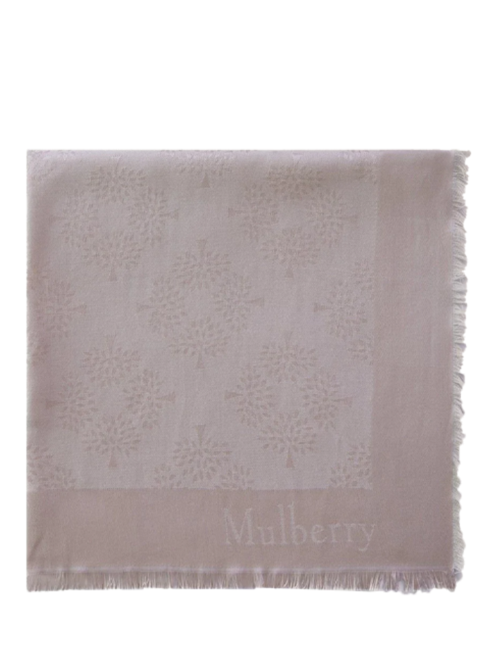 Mulberry Tree Square Rosewater Cotton Silk Blend