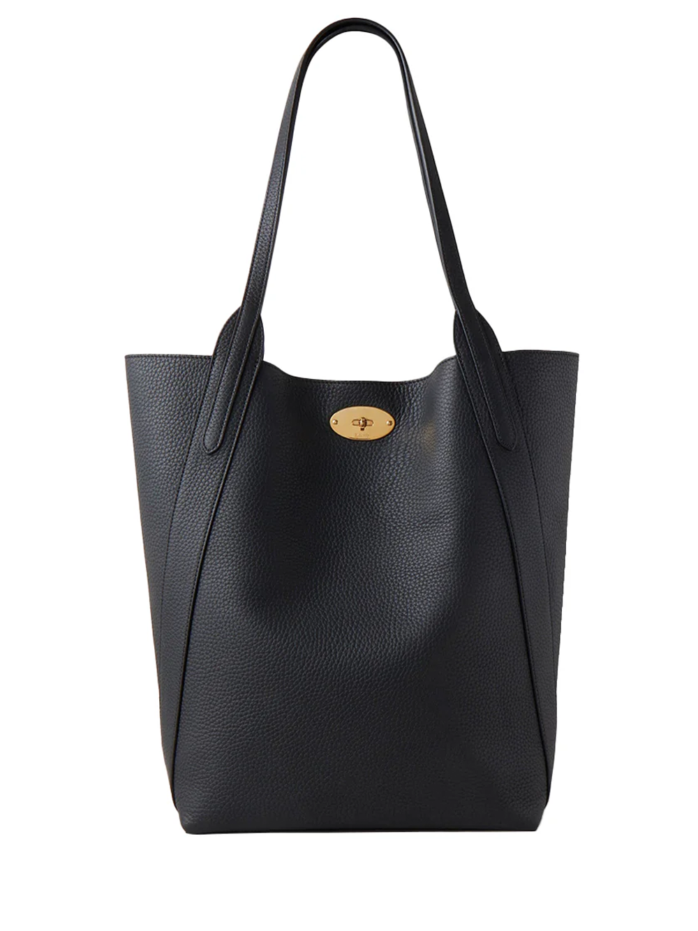 North South Bayswater Tote Black Heavy Grain