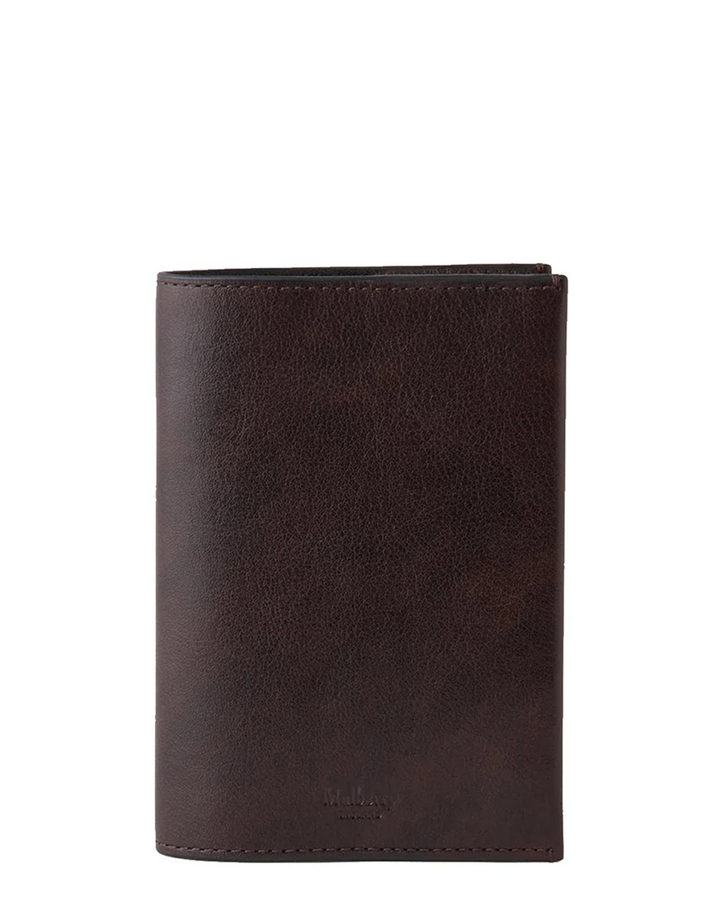 Passport Slip Two-Tone Leather (Dark Chocolate)