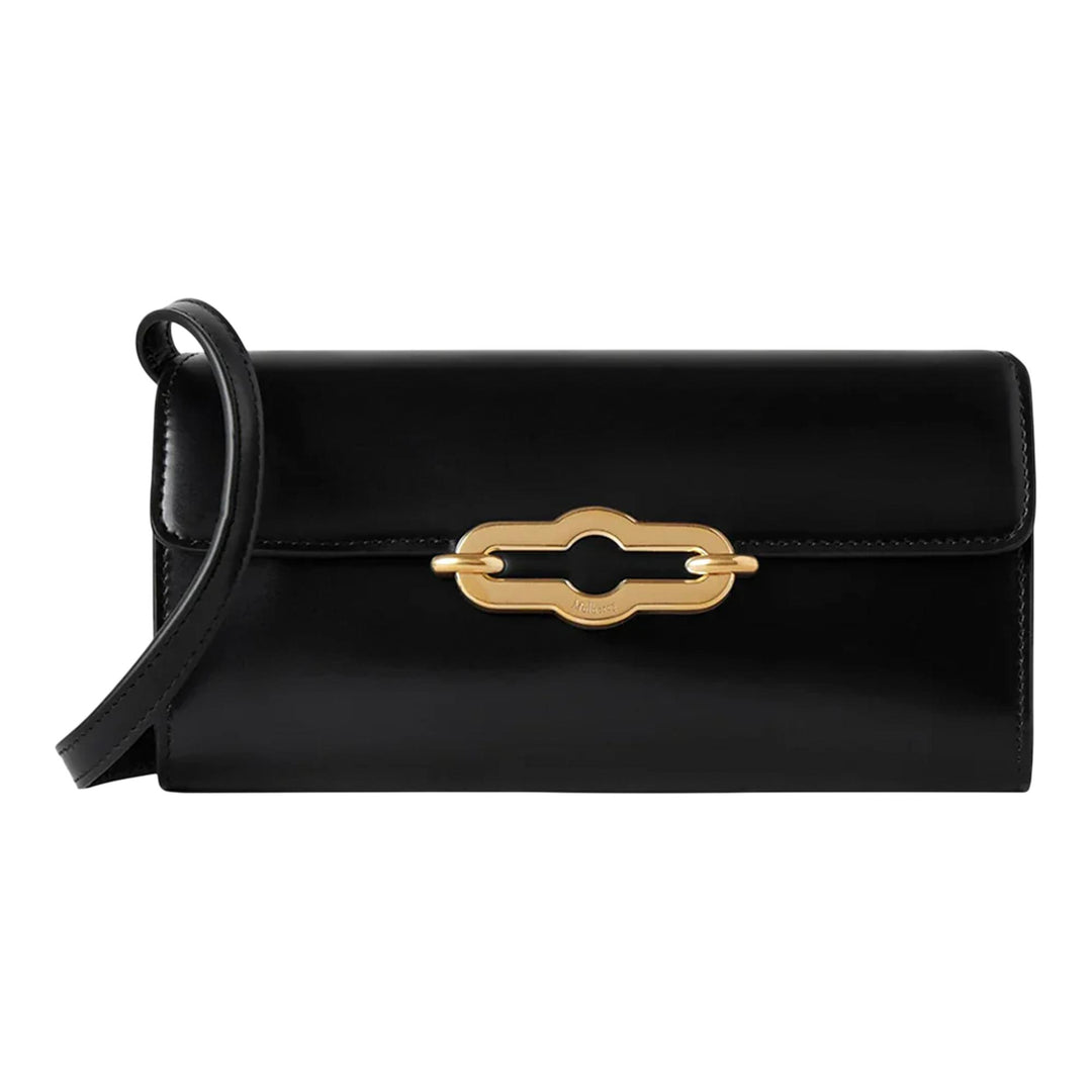 Club21 - Mulberry - Pimlico Wallet On Strap Black Super Lux Calf - SMALL CROSS BODY - Black