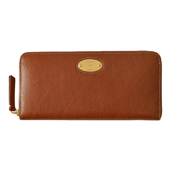 Club21 - Mulberry - Plaque 8 Credit Card Zip Purse - LONG WALLETS - Brown