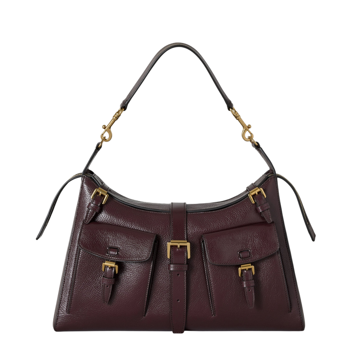 Roxanne Shoulder Bag High Shine Leather