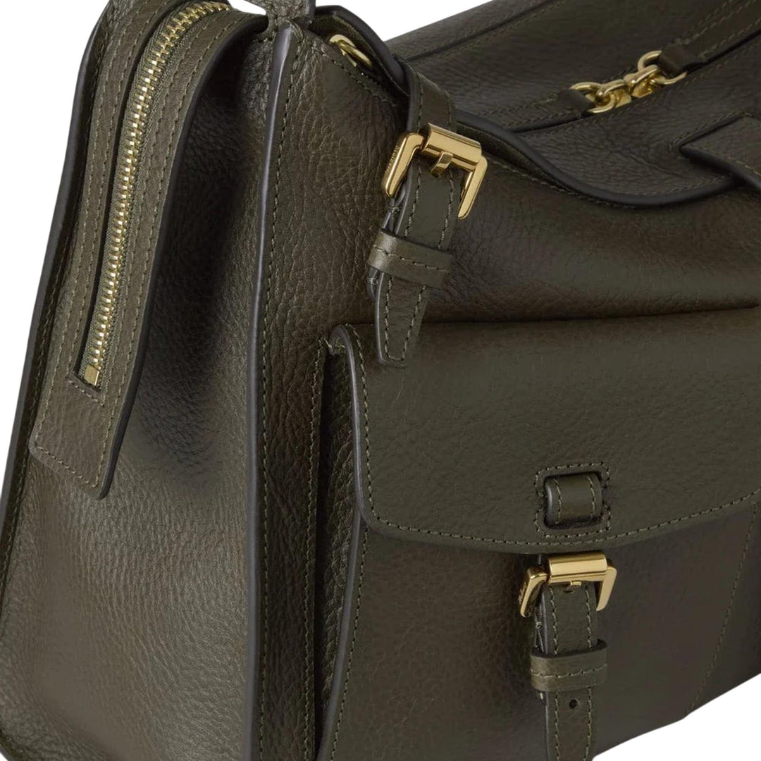 Club21 - Mulberry - Roxanne Shoulder Bag Juniper Green Nvt - MEDIUM SHOULDER BAGS - Juniper Green