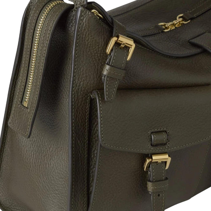 Club21 - Mulberry - Roxanne Shoulder Bag Juniper Green Nvt - MEDIUM SHOULDER BAGS - Juniper Green