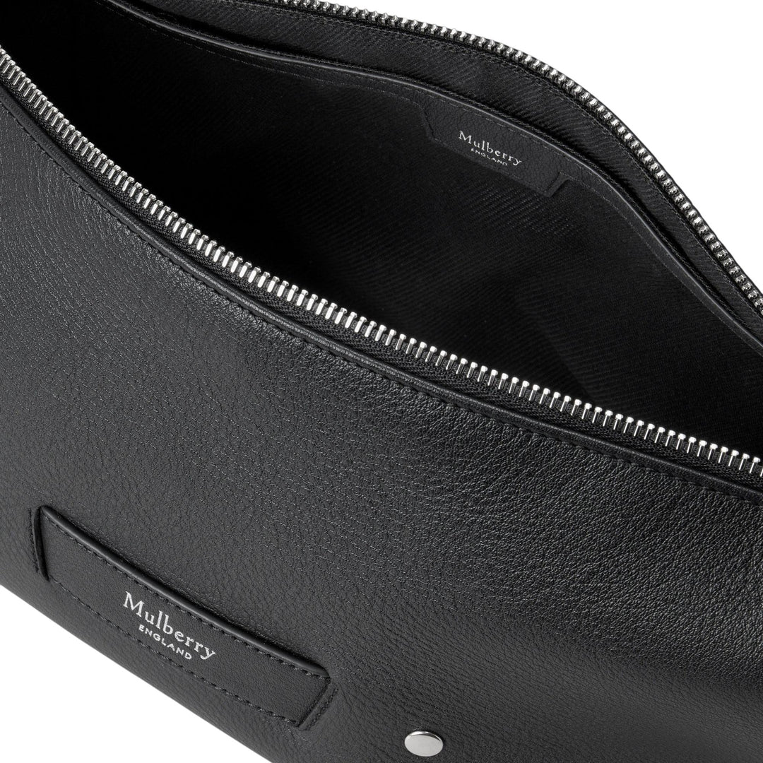 Club21 - Mulberry - Rye Small Messenger Black Supple Calf - SMALL CROSS BODY - Black