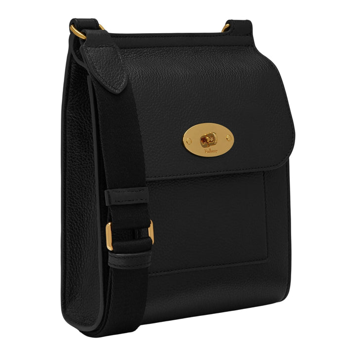 Club21 - Mulberry - Small Antony Black Small Classic Grain - SMALL CROSS BODY - Black